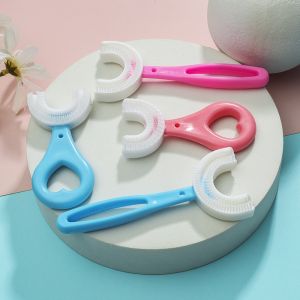 Macaron U-Shaped Childrens Kids Toothbrush Berus Gigi Kanak-kanak 马卡龙儿童U型牙刷