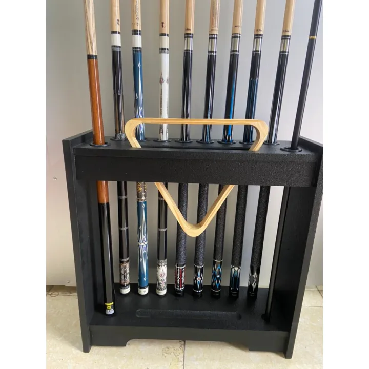 Giá Để Cơ Bida CLB - Kệ đựng cơ bida, gậy bida - 10 Gậy Bida Lắp ɡhép Cao Cấp