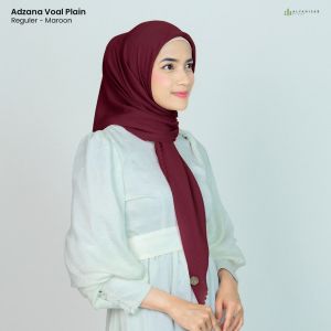 ALYAHIJAB by NAJA - Adzana Voal sz Reguler 115cm x 115cm Jilbab segiempat Polos