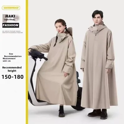 SERENEGLOW Áo mưa xe máy không thấm nước với tay áo điều chỉnh để cưỡi an toàn