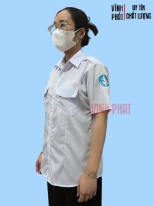 Đồng phục hội sinh viên Việt Nam - Áo sơ mi trắng túi nắp + Nón kết hội sinh viên - Hình thật giá tốt hàng sẵn nhiều