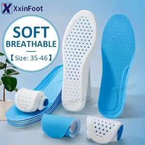 Shock Absorption Sports Insoles Soft Comfortable Replacement Insoles for Men Women Relieve Foot Pain