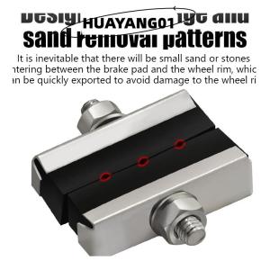 HUAYANG01 [2023 new HOT FASHION] Bike Brake Blocks Rubber Cycling Part Tools MTB Mountain Road Bicycle Lightweight V-brake Shoes Pads Bicycle Accessories