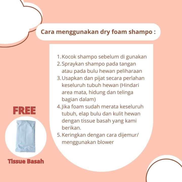 Mandi%20Kering%20Shampo%20Dry%20Foam%20Untuk%20Kucing%20&%20Anjing%20100ml%20-%20Image%203