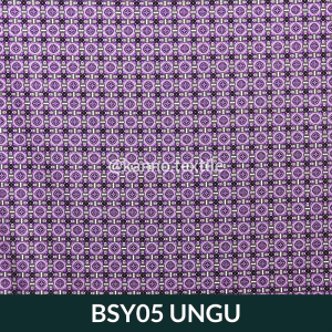 Kain Batik Seragam Sekolah TK SD SMP SMA Bahan Sanwos BSY05 Warna Merah/Biru/Hijau/Ungu/Turkis