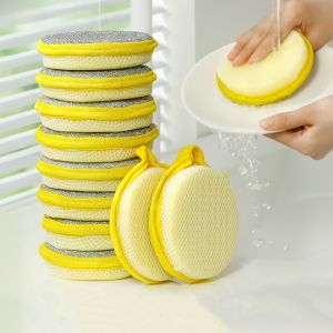 Double Side Dishwashing Sponge Pan Pot Dish Wash Sponges Household Cleaning Tools Kitchen Tableware Dish Washing Brush