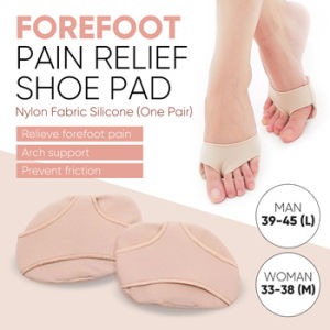 🇸🇬【One Pair】Front Foot Pads Forefoot Cushion Pain Relief Corrector Orthopedic Metatarsal Hallux Valgus Shoe Insole Support