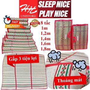 Chiếu ngủ Gấp Gọn Tiện Lợi Cây Uzu nằm mát giải nhiệt và điều hòa / chiếu ngủ văn phòng hàng thủ công cao cấp Hy&Han Unistore