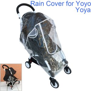 1:1 Yoya Stroller Raincoat Rain Cover Dust-proof Windproof Cover For Babyzen Yoyo Babytime Vovo Vinng Stroller Accessories (Black edge)