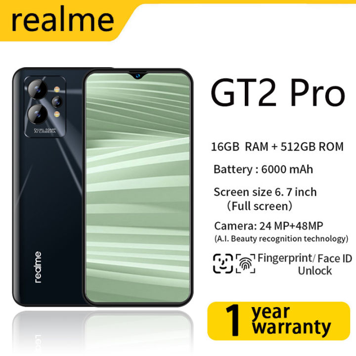 Realme GT2 Pro Original Cellphone Sale 16 512GB 5G Android11 Mobile Phones  Full Screen Smartphone