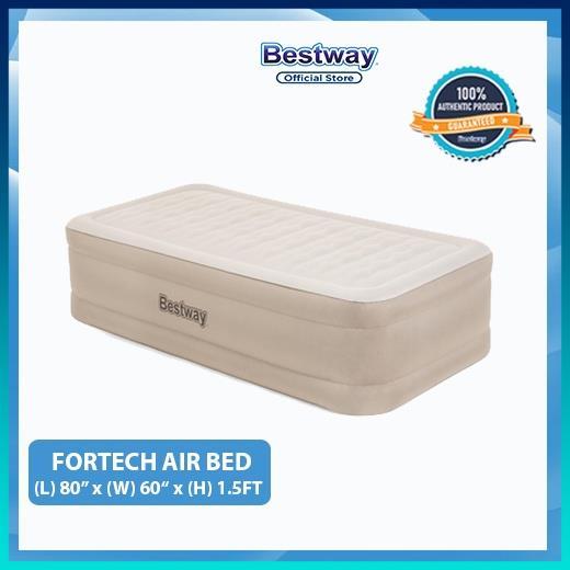 Bestway Fortech Home Air Bed with built in AC pump (Queen Size) | Lazada PH
