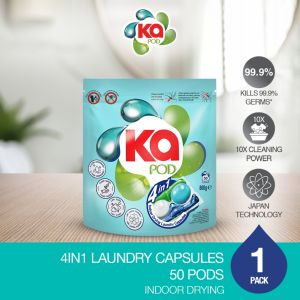 Ka 4in1 Laundry Capsules 40/50 Pods – Indoor Drying -----Ang Mo Kio Seller