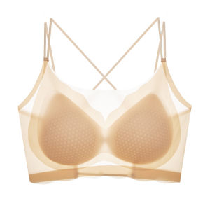 Womens summer nonmarking Ushaped adjustable bra for large breasts