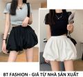 Quần Sọt Đùi Bí Ngô Vải Voan - BT Fashion. 