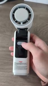 FC2025 New Product 100 level Turbo Ice Sensing Handheld Cooling Fan UltraTurbo Speed Fan USB Powered Digital Display Suitable for Home Outdoor Camping Travel