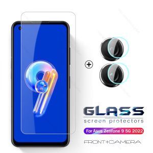 Pelindung Layar Bahan Tempered Glass Asus Zenfone 9 / Zenfone 10 Paket 2 in 1