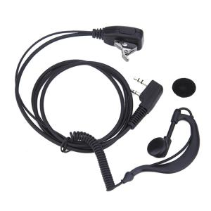 2 PIN Earpiece Headset PTT MIC Interphone Earphone Earpiece Walkie Talkie Headphone for Baofeng UV5R BF-480/490/320/V6 [Winnereco Lifestyle]