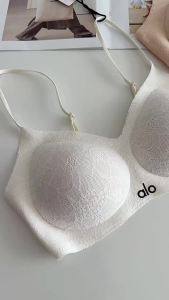 original ALO Round-chest seamless underwear for women small breasts appear larger push-up support side breast collection anti-sagging breathable sports bra