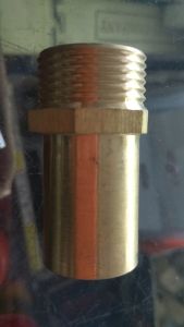 Sokran panjang 1/2 x 3/4 kuningan Sok kran 1/2 x 3/4" / sambungan kran / Sock/ Shock kran / sok nepel/ sok drat luar dalam