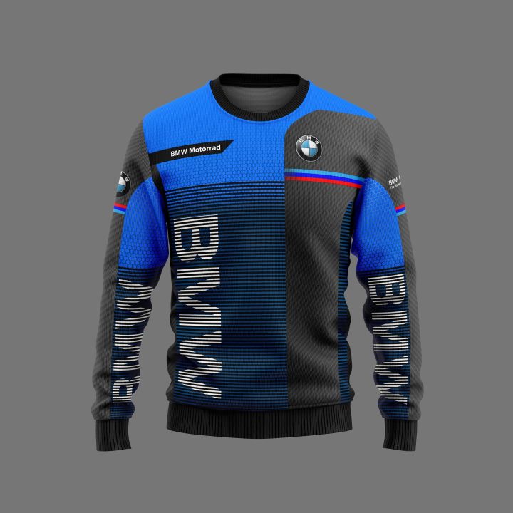 BMW Oreo Stripe Blue Sweater Longsleeve | Lazada PH