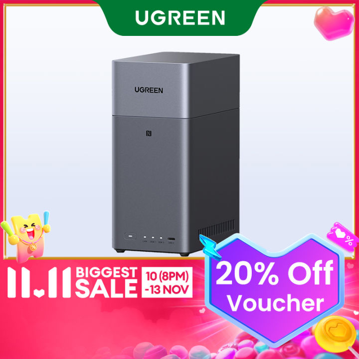 UGREEN NASync DH2300 2-Bay Desktop NAS, Support Capacity 60TB