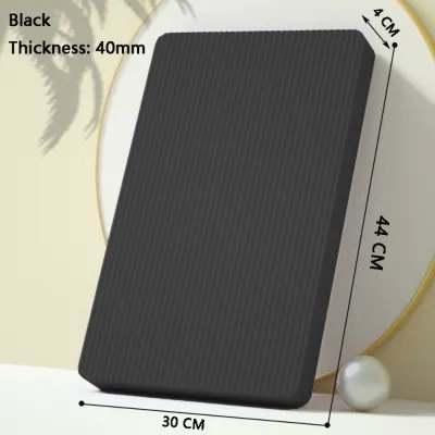 LUQIU Purple Black NBR Balance Pad NBR High Density Yoga Mat Sports Yoga Pad