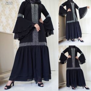 [ABAYA ORI] ABAYA DUBAI TURKEY 486 GAMIS ARAB SAUDI MAXIDRESS TREND KEKINIAN GAMIS MURAH MUSLIMAH /TERBARU / COUPLE / GAMIS LEBARAN / TERLARIS / ABAYA UMROH BEST SELLER BISA BAYAR DI TEMPAT/COD