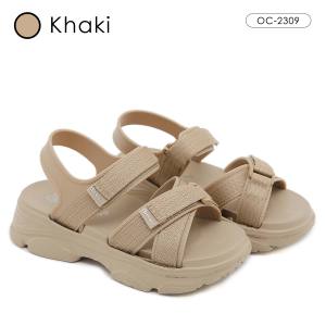 Sandal Slingback Wedges Wanita #OC-2309 (FREE BOX)