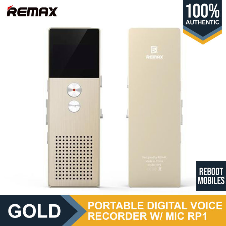 Remax Portable Digital Voice Recorder with Mic RP1 | Lazada PH