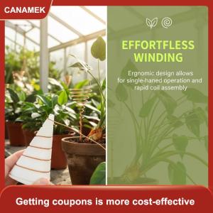 【CANAMEK 】 Wire Winding Tools for Antenna DIY Electroculture Gardening Flower Pots Easy Handheld Use for Home Plants Growth