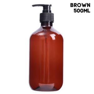 300/500ml 10Pcs Pump Bottle Dispenser Empty Plastic Pump Bottle Container High-quality Refillable Empty Shower Bottle Soap Shampoo Pump Dispenser Bottle Bathroom Lotion Hand Soap Empty Bottle
