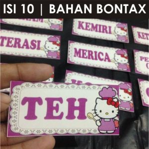 (KODE P27) PAKET STIKER BUMBU ISI  10 | LABEL BUMBU | STIKER BUMBU DAPUR | NAMA BUMBU | STIKER WATERPROOF | STIKER TAHAN AIR DAN MINYAK | STIKER GULA | STIKER KOPI | STIKER SUSU | STIKER TEH | STIKER TEPUNG | STIKER DAPUR