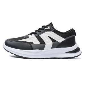 Keeping Sepatu Sneakers Pria Sepatu Olahraga Kasual Santai  Sepatu Pria Sneaker Kets Jalan Sport Running Shoes Putih Biru KSR713