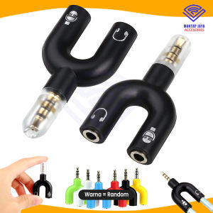 COD - SPLITTER U AUX 3.5MM KE AUDIO HEADSET & MIC SPLITTER FOR GAMING AUDIO