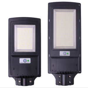 Đèn đường tích hợp năng lượng mặt trời cảm ứng cơ thể người thông minh tự động chiếu sáng vào ban đêm có điều khiển từ xa đèn LED chiếu sáng năng lượng mặt trời 500W