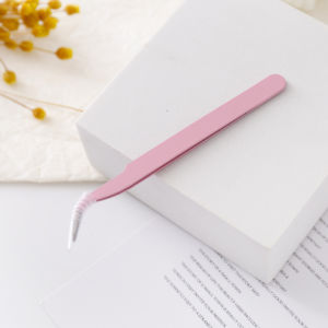 Indo - Pinset Bengkok / Pinset Lurus / Tweezer Sticker / Macaron Tweezers Penjepit Stiker / Pinset Eyelash Multifungsi
