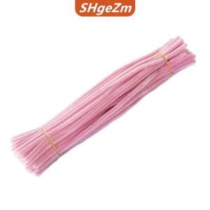 [COD] SHgeZm 100pcs đầy màu sắc Chenille gốc Xoắn Rod len gốc Fluffy thanh sắt dây Tự Làm Thủ Công xoắn trang trí ống chất tẩy rửa sang trọng