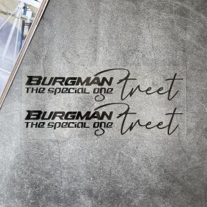 1 cặp burgman xe gắn máy đầu sticker trước xe máy Bumper cơ thể không thấm nước Vinyl Decal cho Suzuki burgman