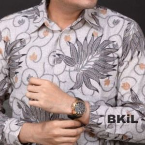 ABUSTORE-TERBARU-KEMEJA BATIK PEKALONGAN PRIA MURAH MEWAH LENGAN PANJANG MOTIF SEKARJAGAT TRENDY