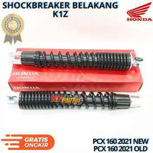 Shockbreaker belakang K1Z untuk motor PCX 160 2021 NEW PCX 160 2021 OLD. AHM berkualitas original asli ori dan tahan lama