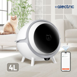 Alectric Pet Smart Cat Litter Box ห้องน้ำแมวอัจฉริยะ เชื่อมแอปฯได้ พร้อมระบบฆ่าเชื้อ รุ่น LB1 - รับประกัน 3 ปี