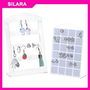 SILARA Necklace Bracelet Earring Jewelry Hanging Accessories Display Wardrobe Earing Stand For Plastic Earingstand