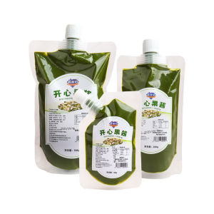 ⭐️Fresh And Lasting Jam Multi-use Jam Sauce Ingredient Safe No Additives Rich Nutrition Smooth Texture Healthy Eco-friendly For Office Workers Xinlan Blue Diamond Green Pistachio Jam 200G Bag Basque Yogurt Cake Bread Milk Tea Baking Ingredient 1KG