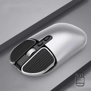 Xiaomi 2.4G Dual Model Bluetooth Wireless Mouse Silence Rechargeable Ergonomic Office Mouse Anti-Slip Desktop Key For PC