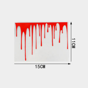 Cod Stiker Cutting Timbul Stiker Mobil Kaca Dekoratif Grafis Mobil Tetesan Tinta