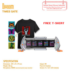 Divoom Times Gate Pixel Art Informative Display