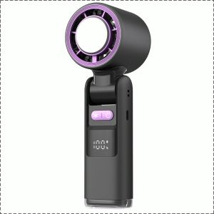 Electric Fan Ultra Clear Digital Display Lightweight Housing Handheld Fan Cooling Stylish and Avant-garde