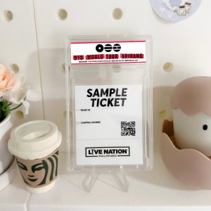 BTS Arirang Tour Acrylic Concert Ticket Photocard Case Frame Holder Keeper Slab Memento Studio Army