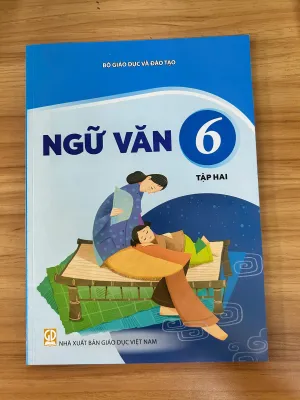 Sách giáo khoa Ngữ Văn 6- tập hai- Kết Nối Tri Thức Với Cuộc Sống (Kèm Nilon bọc Sách nhãn tên)