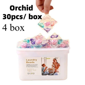 Free Gift 120 Pcs 5 in 1 Laundry Beads Pod Detergent Liquid Capsule Ball Washing Machine Powder Perfu